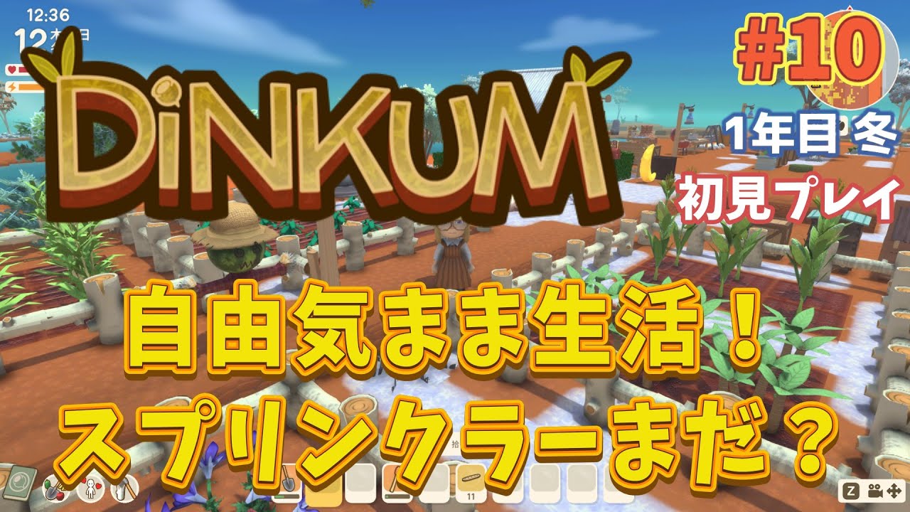 #10 この不便さがたまらん！！！島生活満喫中です！【Dinkum/ディンカム】#初見プレイ