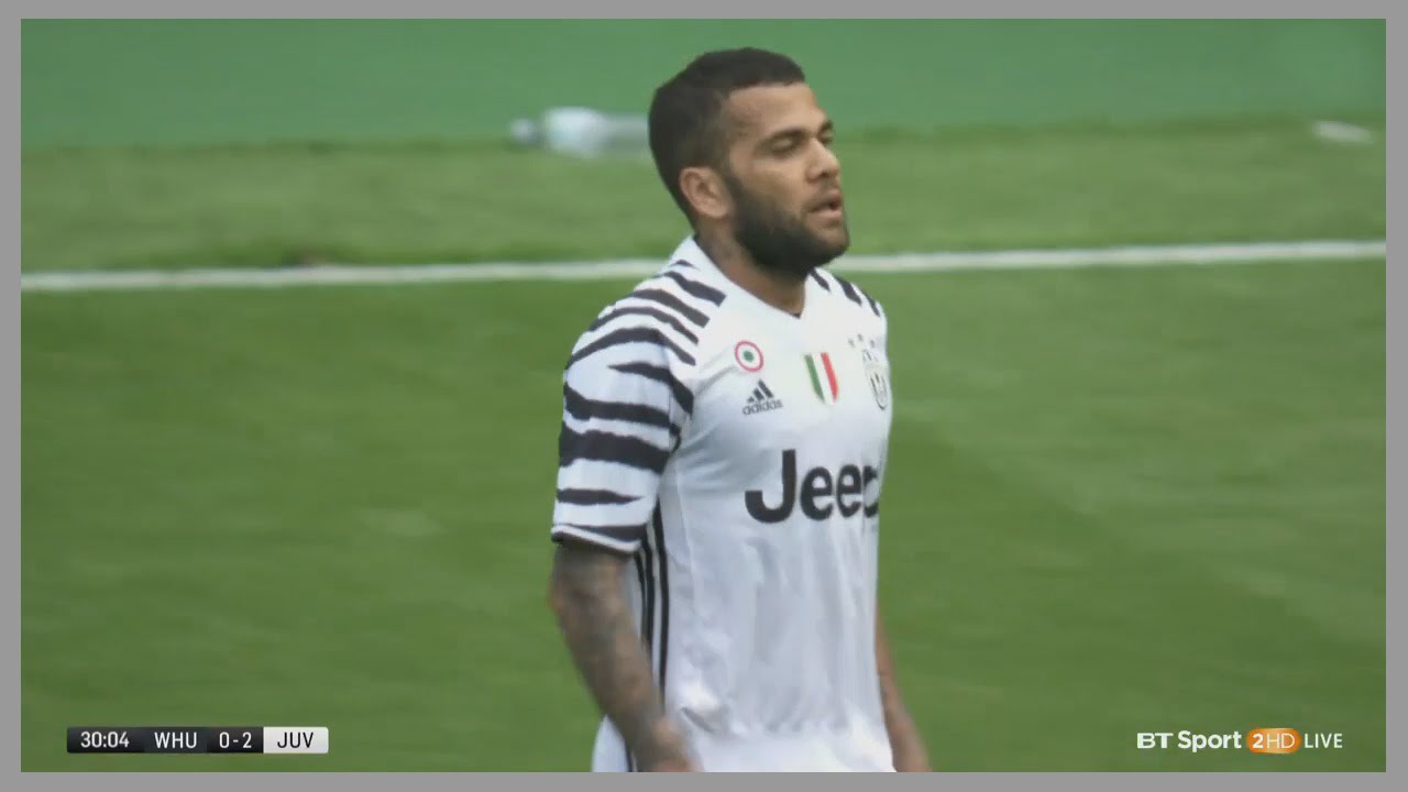 Dani Alves vs West Ham (Away) 07/08/2016 | Debut for Juventus | English Commentary | HD