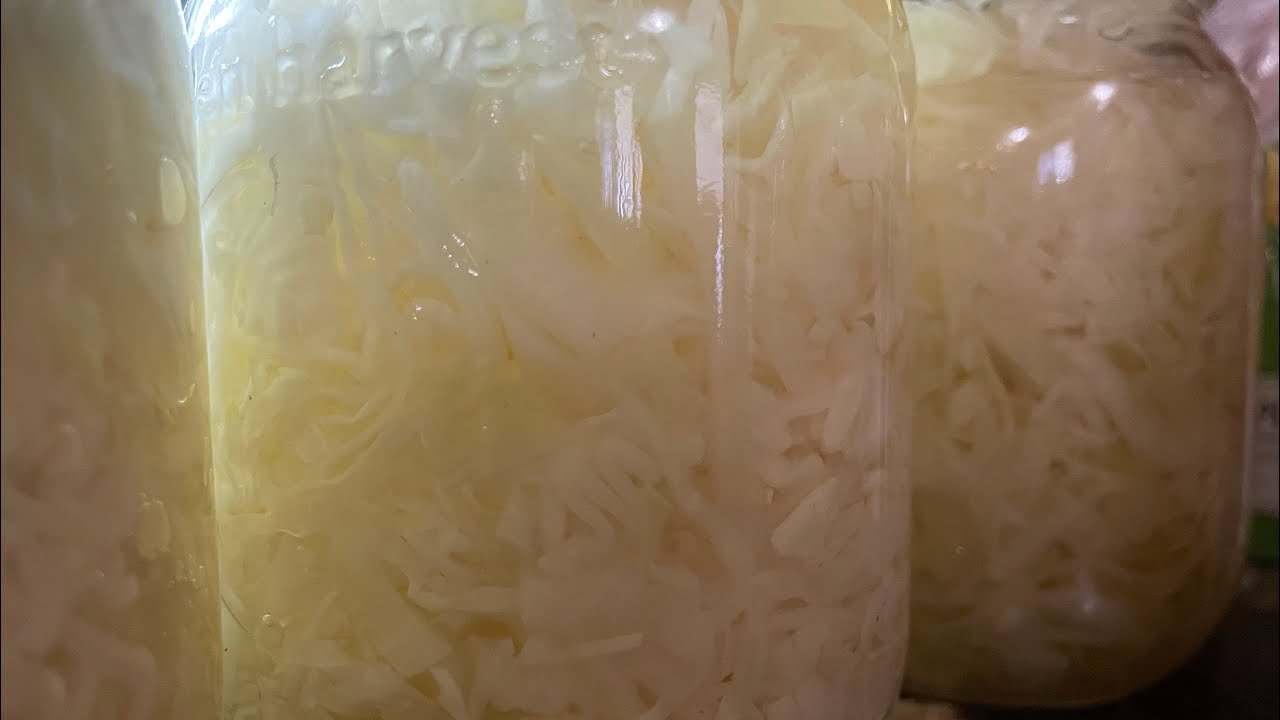 How To Can Sauerkraut  