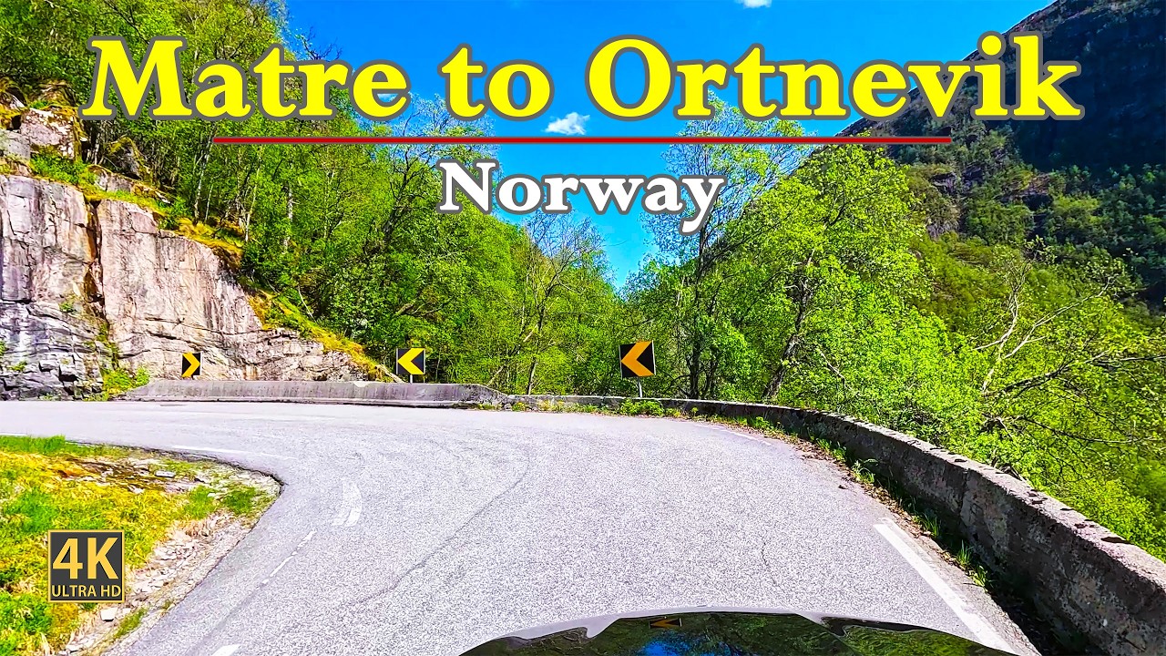 Matre To Ortnevik In Norway 🇳🇴 | Scenic Road Trip In Stunning 4K