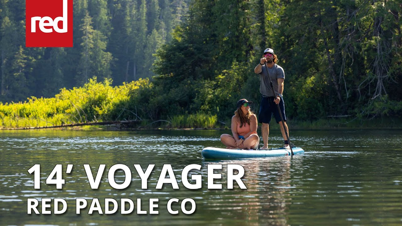 Red Paddle Co 14&prime; x 30&Prime; Voyager Inflatable SUP - The Ultimate Touring Paddleboard