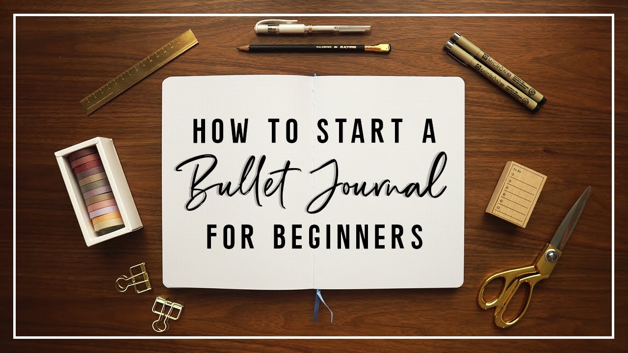 How To Start a Bullet Journal for Beginners!
