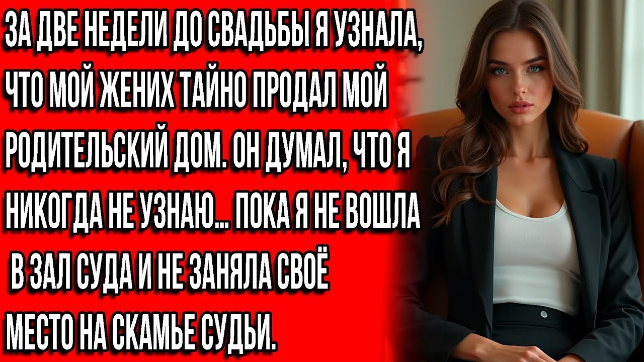 Жених тайно продал мой дом! А когда я зашла в зал суда, муженёк схватился за голову, когда увидел...