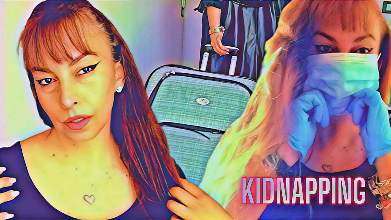 What's inside her suitcase? ASMR kidnapping chloroform - ductape - roleplay