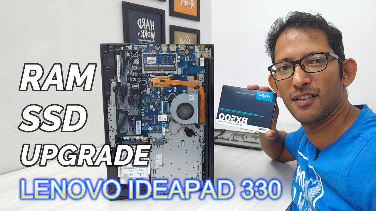 Lenovo Ideapad 330 SSD upgrade with RAM - Make your Laptop Superfast