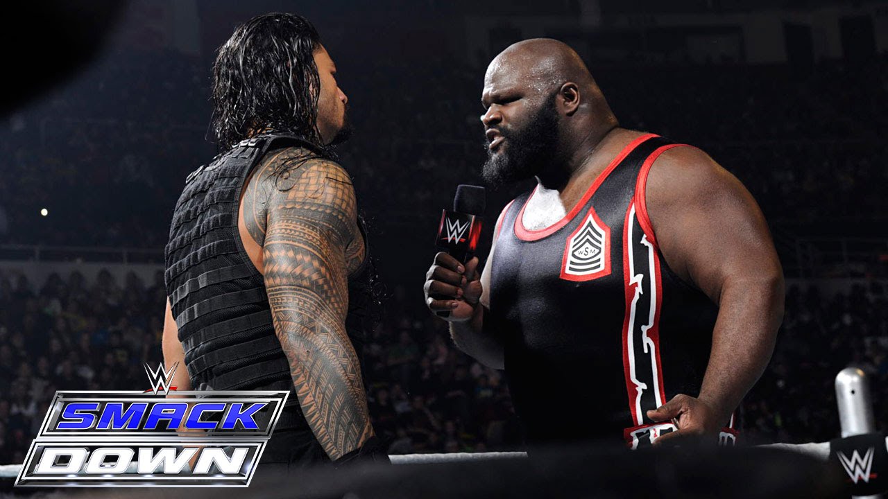 Roman Reigns spears a returning Mark Henry through the barricade: SmackDown, March 12, 2015