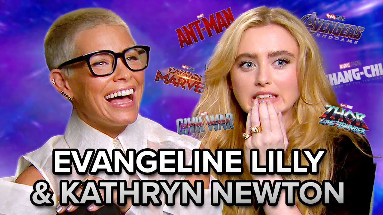 Evangeline Lilly & Kathryn Newton Try To Name Every Marvel Movie In 1 Minute | Quantumania