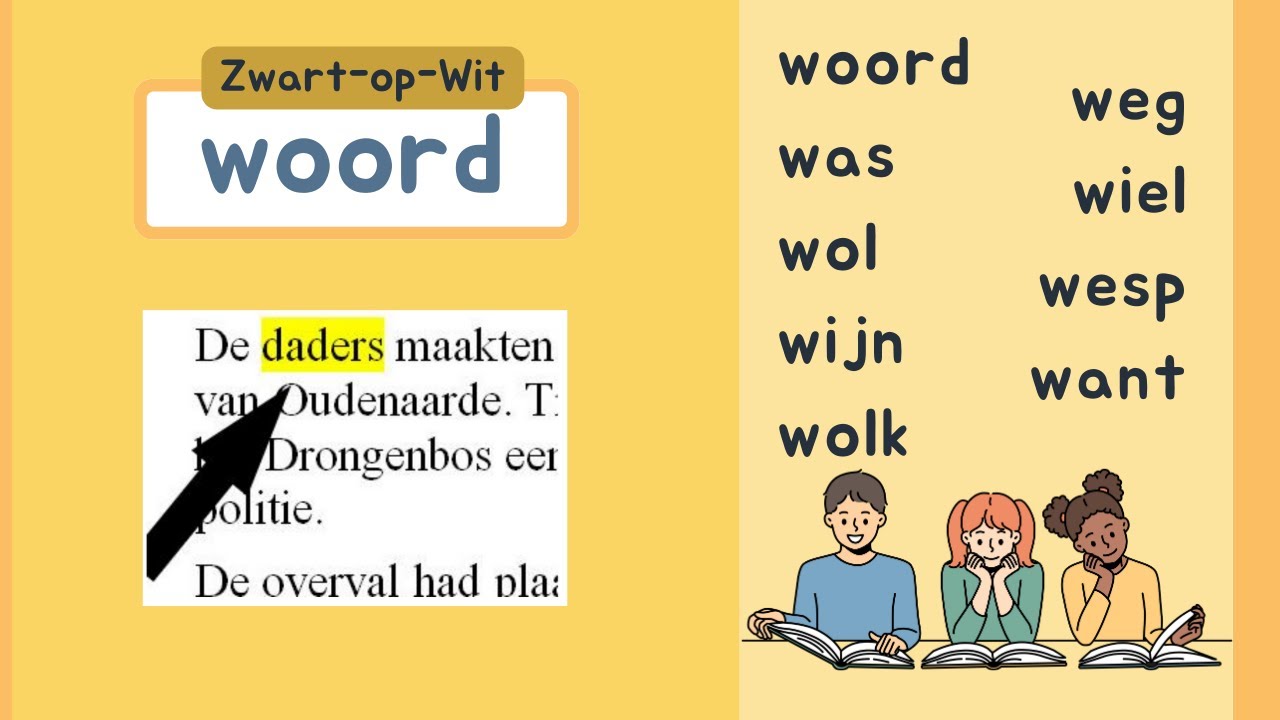 WOORD | Kernwoord 17 | Zwart-op-Wit | Lezen