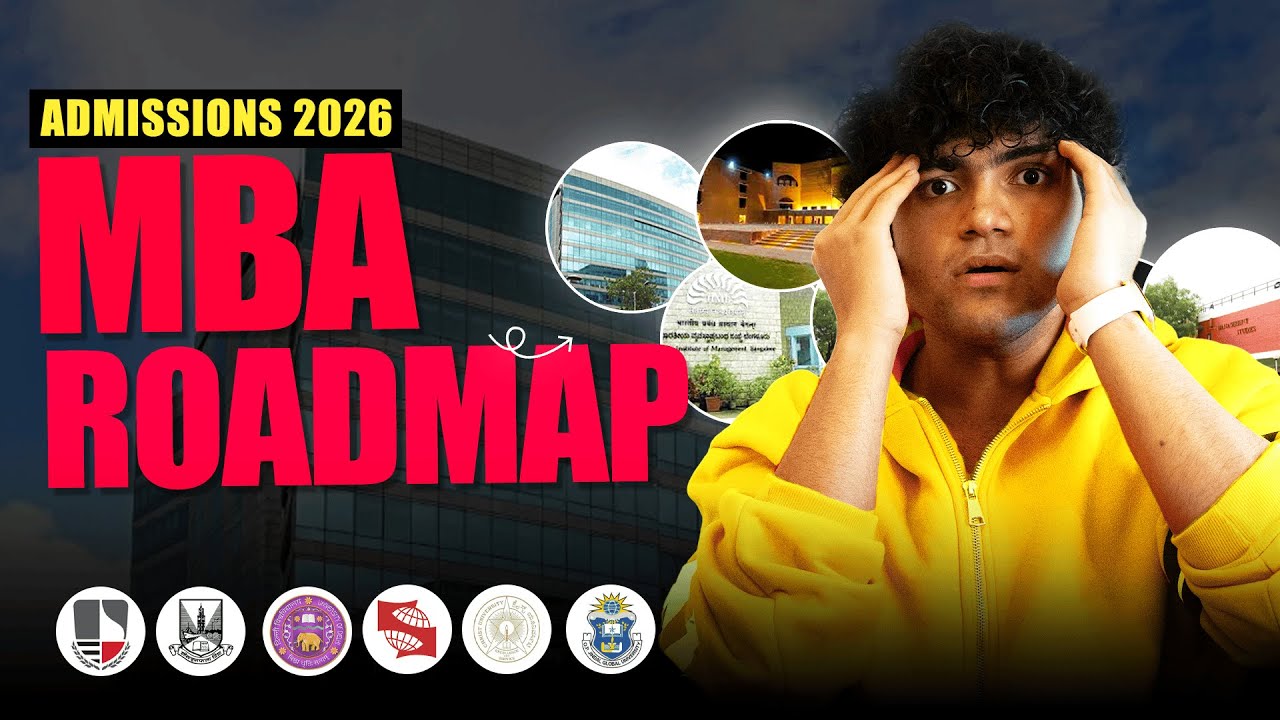MBA ADMISSIONS 2026 ROADMAP - CAT, NMAT, SNAP, MAHCET, GMAT, CMAT, XAT, MAT | Harshit chauhan