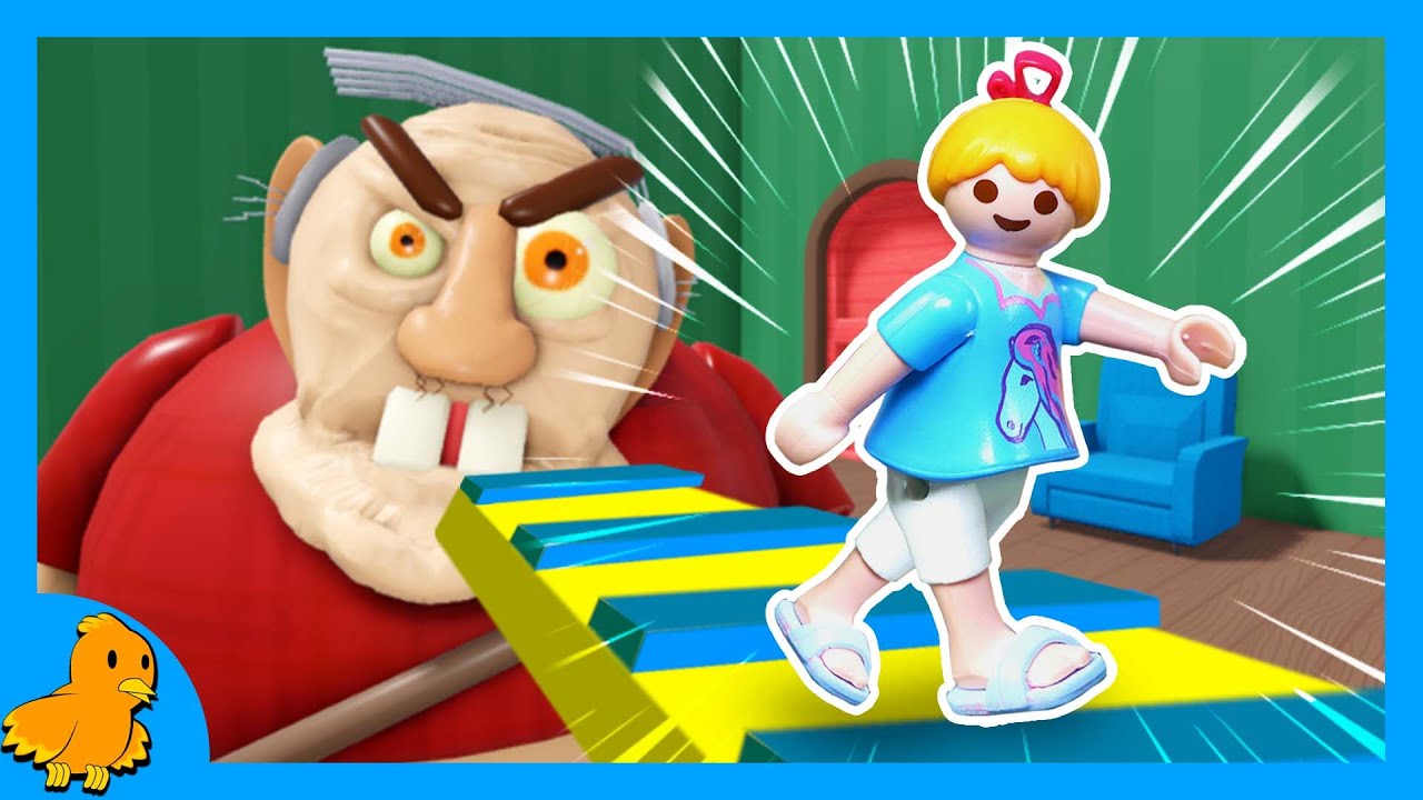 OPA IST B&Ouml;SE!😠 Wird Hannah entkommen?😱 Obby (Roblox) | Playmobil Familie Vogel