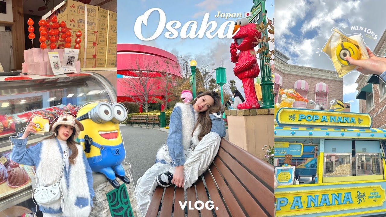 [SUB] Japan Vlog ep.2 🇯🇵 | Osaka ✨, Universal Studio🎢, ร้านเนื้อย่างที่ต้องมา! 🥩| Beamsareeda