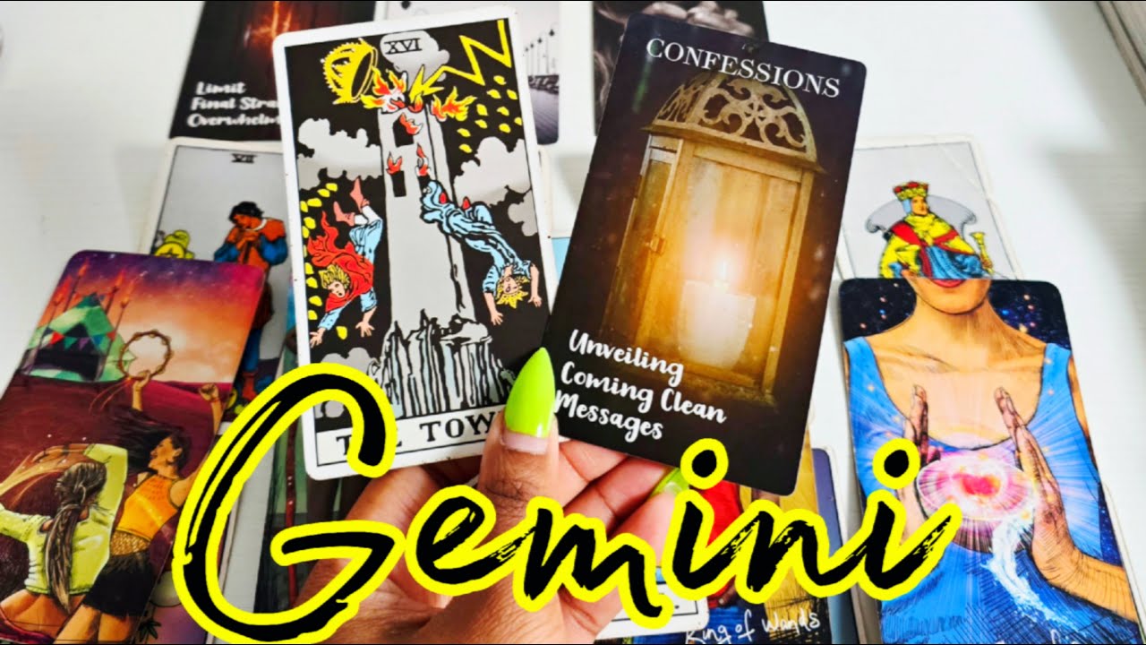 GEMINI♊THEY HAVE A CONFESSION, GEMINI🫢💌 #tarot