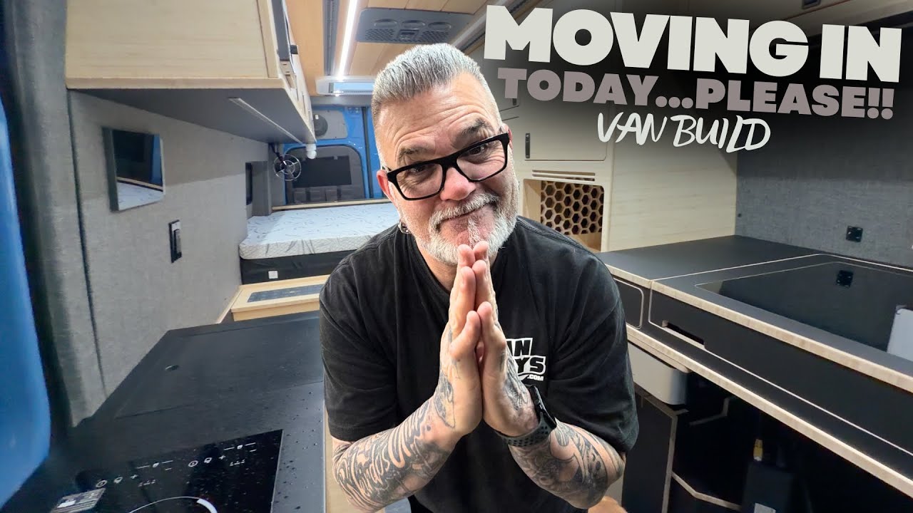 NO WAY!!!! Moving Into The New Sprinter Van TODAY...Kinda?