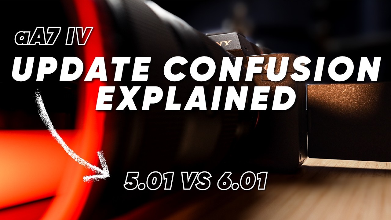 Sony A7IV Firmware Update 6.01. Audio Meters And Dual Card Info | Sony A7IV New Features Explained