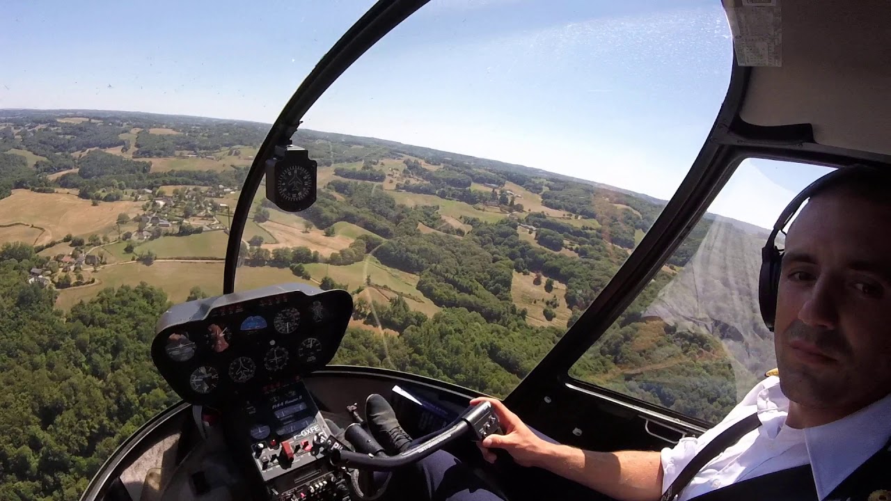 Tour d'hélicoptère en Xaintrie