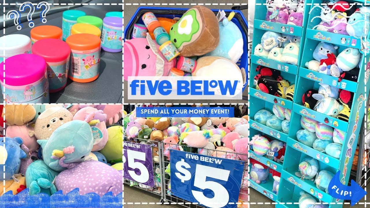 five below squishmallow event vlog - opening 15 micromallow mystery capsules & how i package sales!