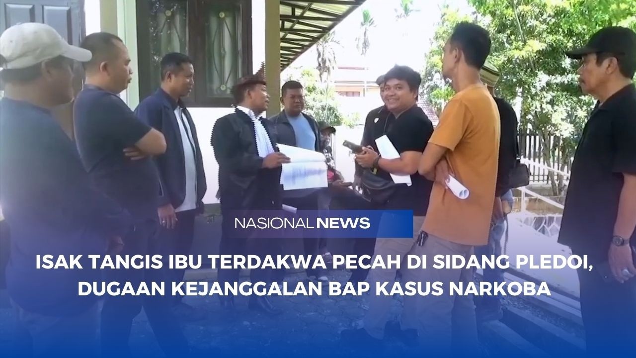 ISAK TANGIS IBU TERDAKWA PECAH DI SIDANG PLEDOI, DUGAAN KEJANGGALAN BAP KASUS NARKOBA