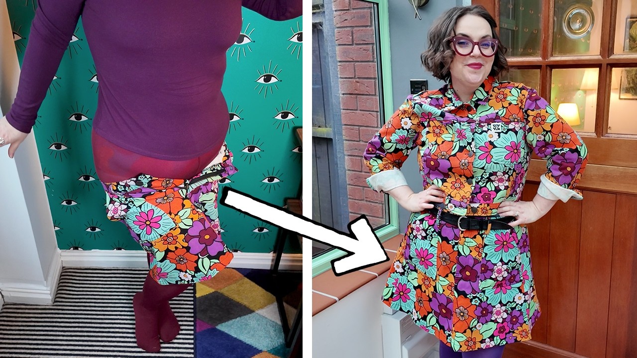 Making my tiny skirt fit me (not the other way around!) 💪