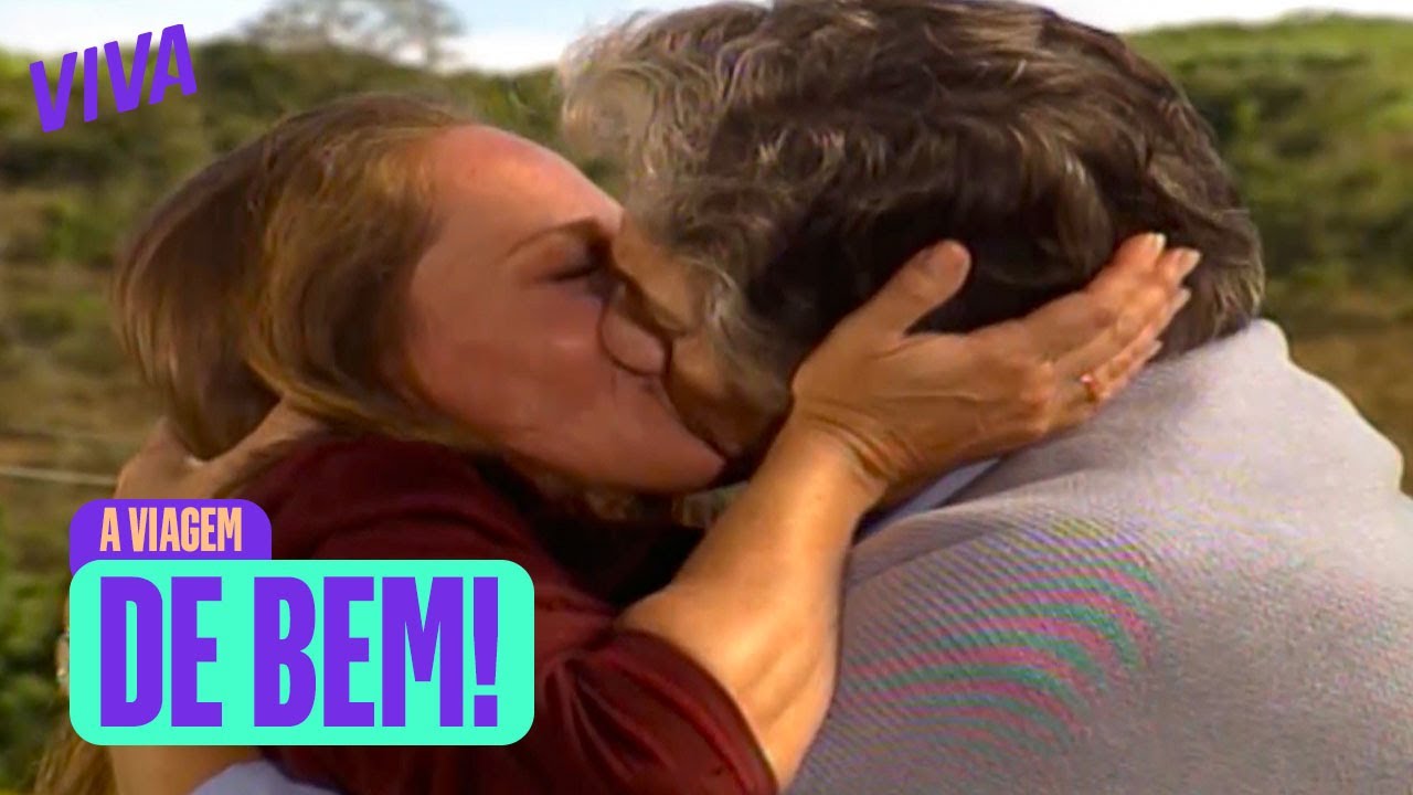 AMOR NO AR! ESTELA E ALBERTO FAZEM AS PAZES E SE BEIJAM 😍 | A VIAGEM | MELHOR DO DIA
