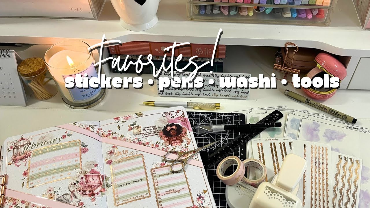 Bullet Journaling Favorites | Stickers &bull; Tools &bull; Washi & More!