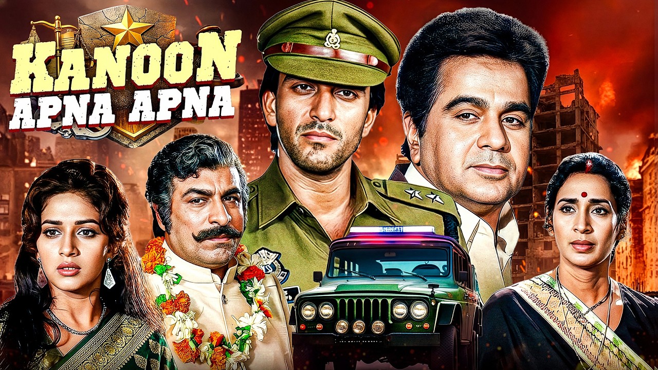 Kanoon Apna Apna (1989) Full Movie 4K | Dilip Kumar, Sanjay Dutt, Madhuri Dixit, Nutan | Action Film