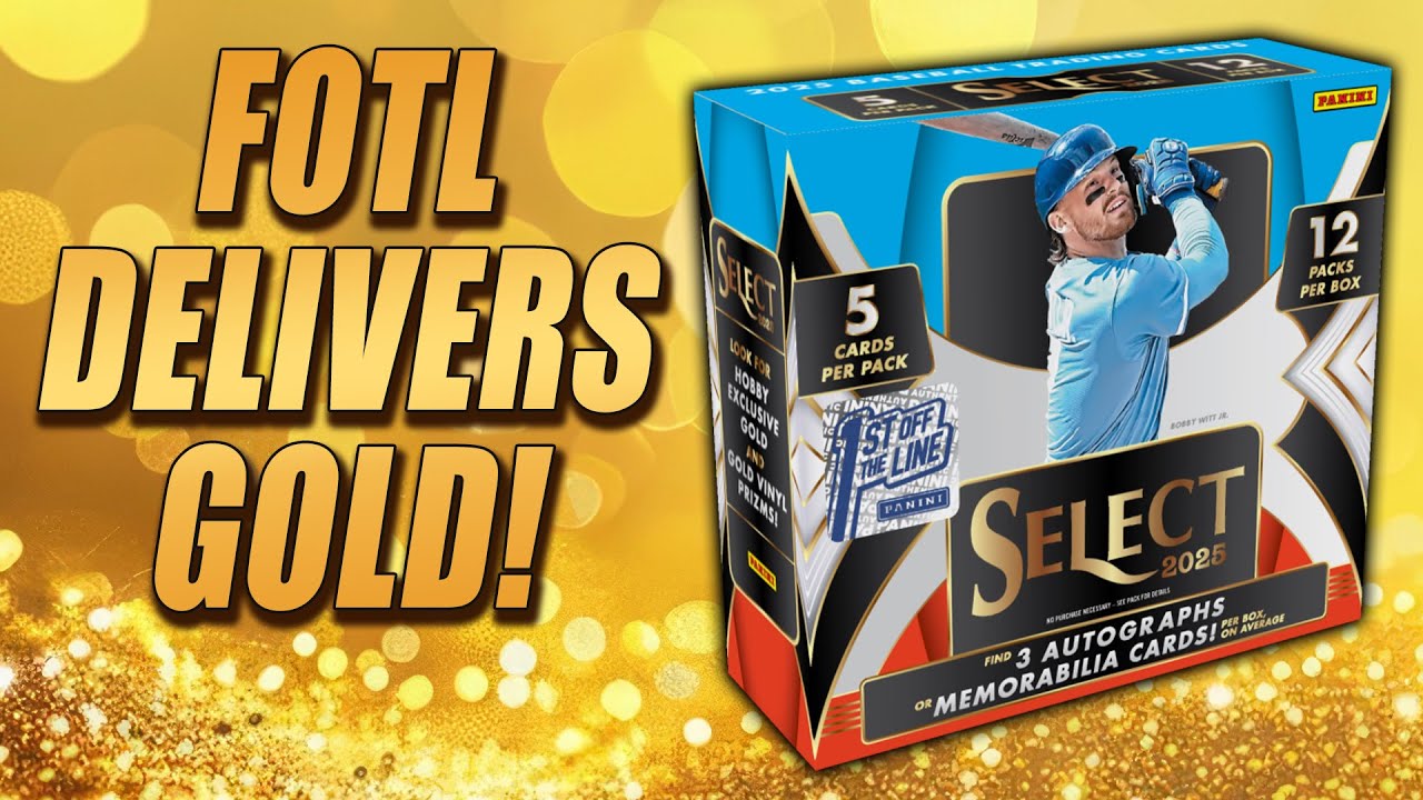 FOTL завоевал золото!!! | Обзор бокса Panini Select FOTL 2025