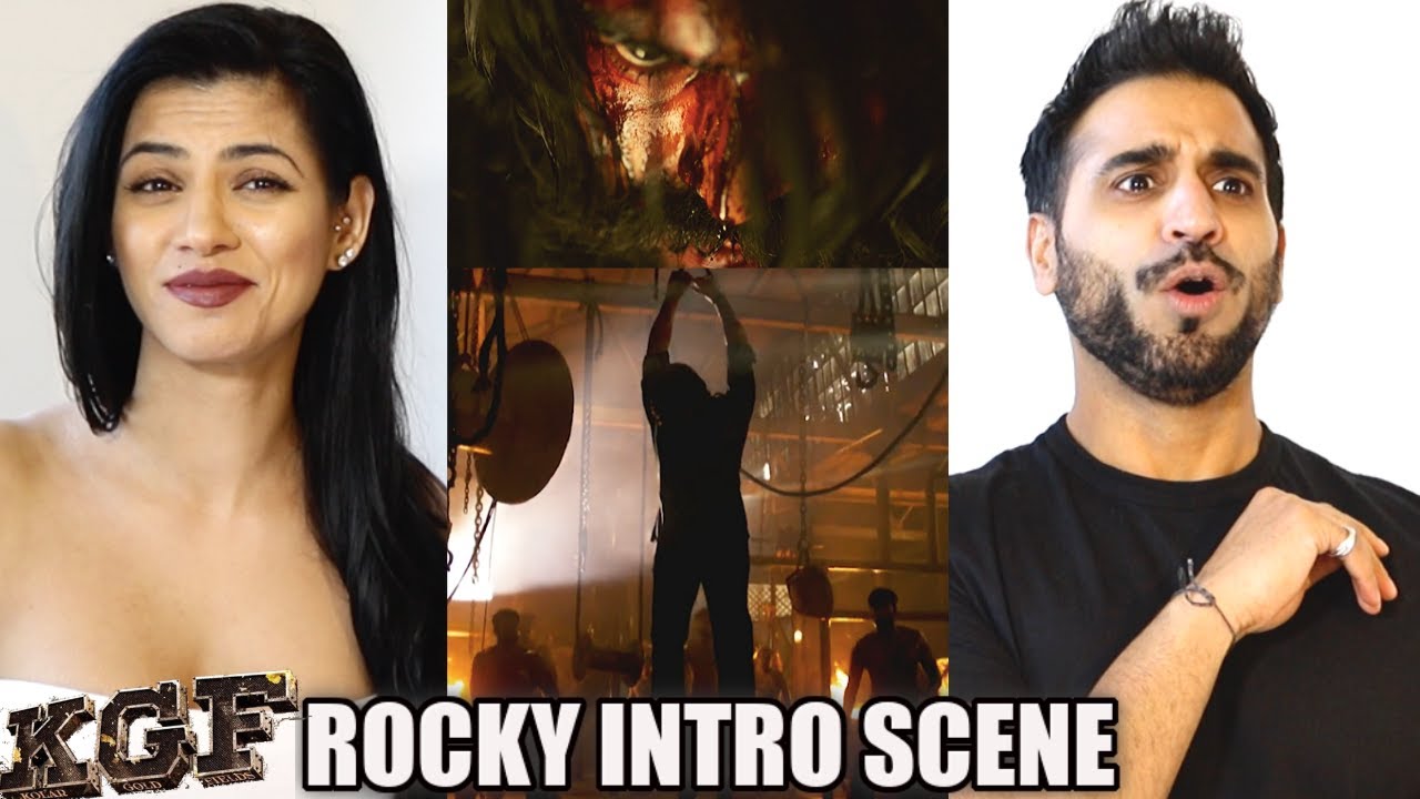 РЕАКЦИЯ НА ВСТУПИТЕЛЬНУЮ СЦЕНУ KGF ROCKY! | *КАННАДА* | Yash | Вступительная сцена боя Yash ОБЗОР...