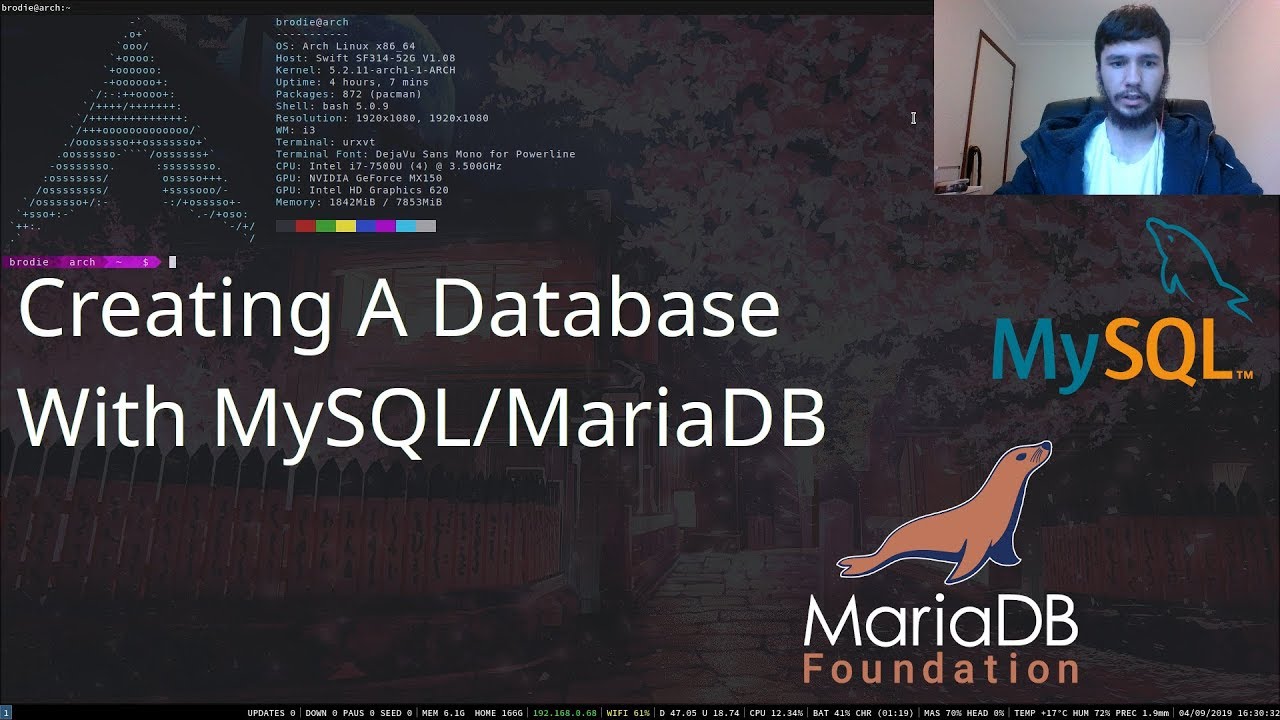 MySQL/MariaDB Tutorial - Creating A Database