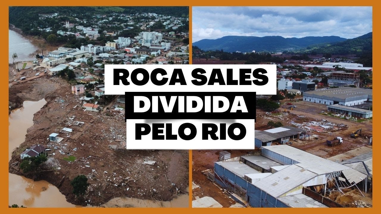 VEJA COMO ESTA ROCA SALES: Após as cheias do rio taquari