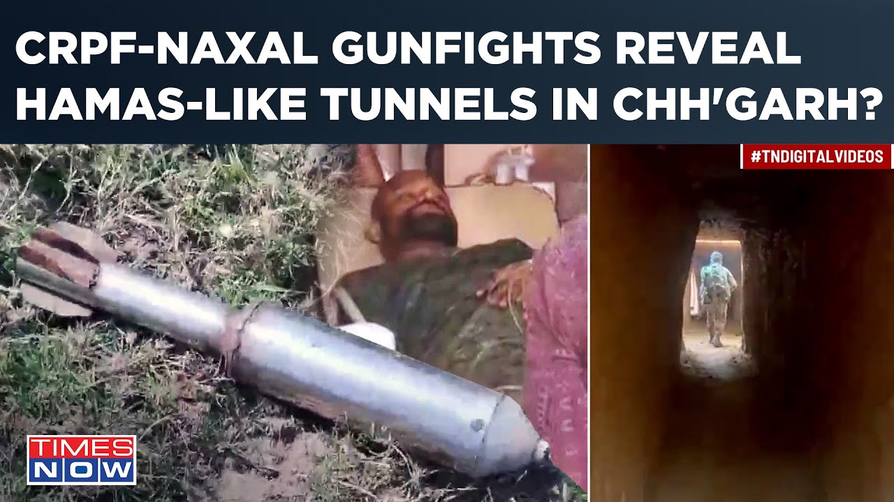 Hamas-Like Tunnel In Chhattisgarh? Shocking Videos After CRPF-Naxal Gunfights In Bastar, Dantewada