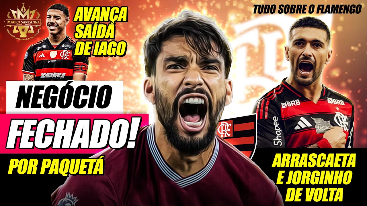 🔥PAQUETÁ: FLAMENGO ACERTA COM WEST HAM! CONTRATAÇÃO + CARA DA HISTÓRIA! ARRASCA E JORGINHO DE VOLTA