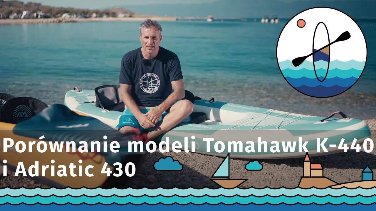 [WIOSLUJCIE.PL] Porównanie modeli Aqua Marina Tomahawk 440 i Spinera Adriatic