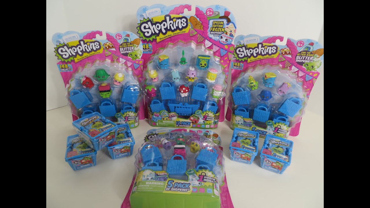 Shopkins Haul & Unboxing Toy Review 12 5 2 Packs