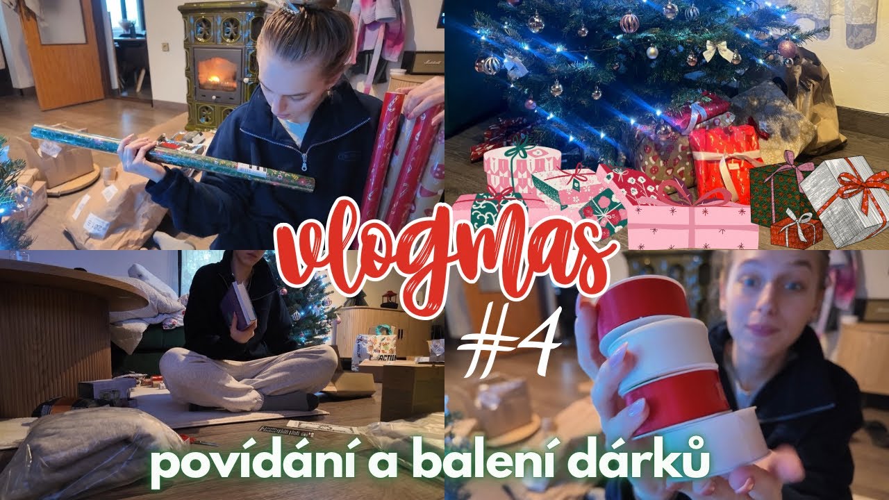 VLOGMAS #4 I kecám a balím dárky, trhy, rande… I Simi Nosková