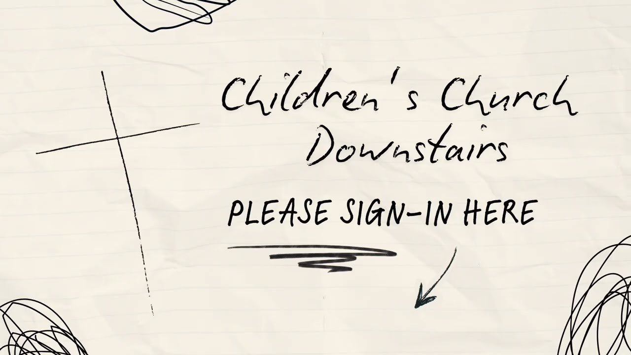 Children’s Church Sign-In Screen