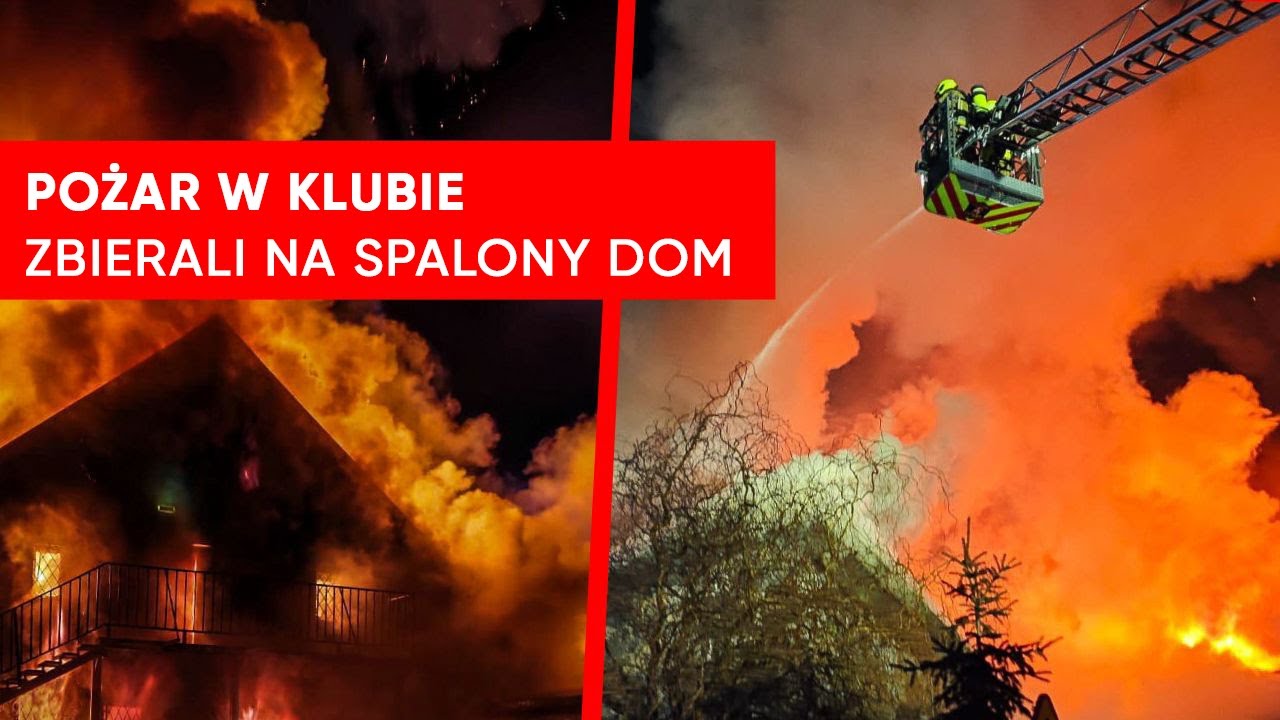 DYSKOTEKA DOSZCZĘTNIE SPŁONĘŁA! Zbierali na odbudowę domu pana Andrzeja. Nagle pojawił się ogień