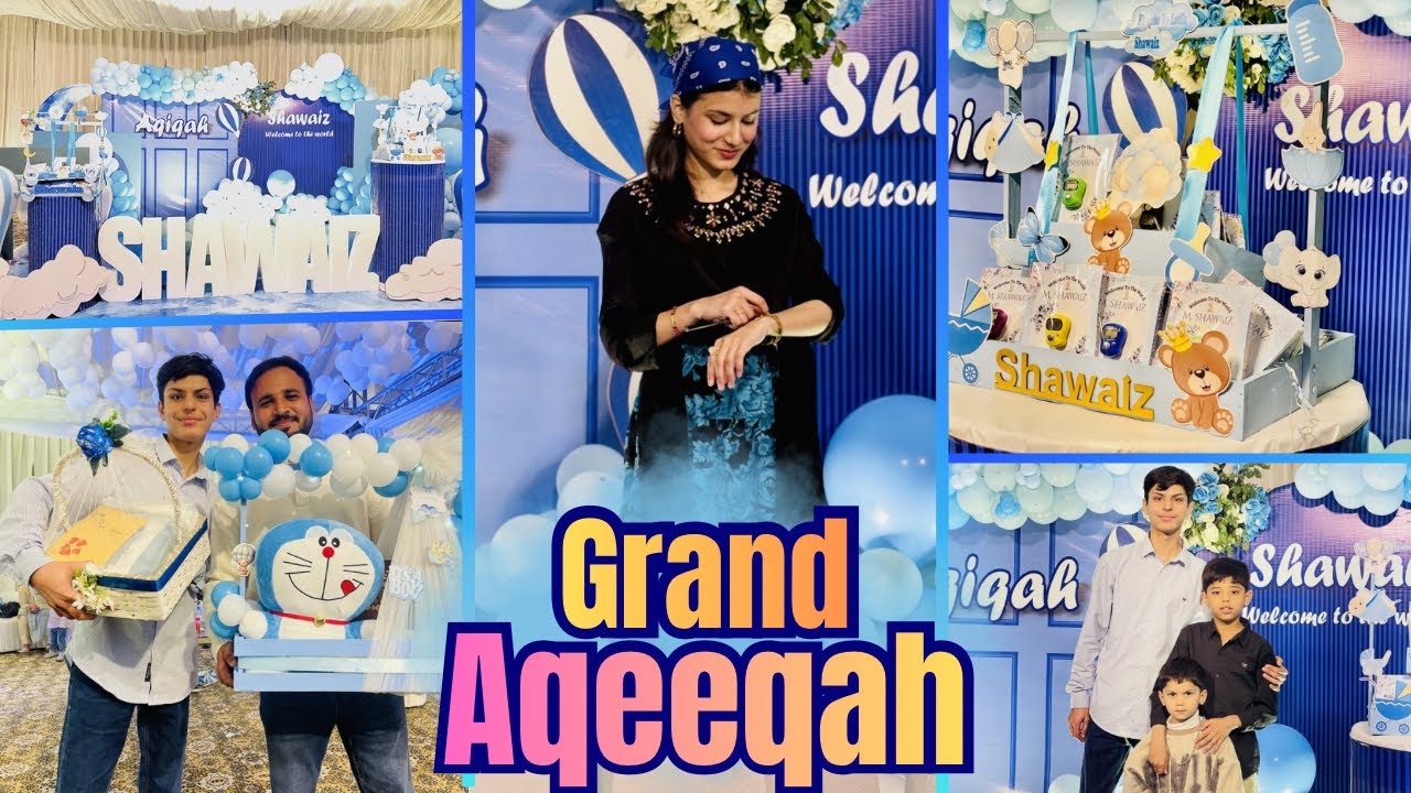 Shawaiz Aqeeqah Vlog✨| Sab Ny Bohat Enjoy Kiya❤️| Fsd to Lahore✨