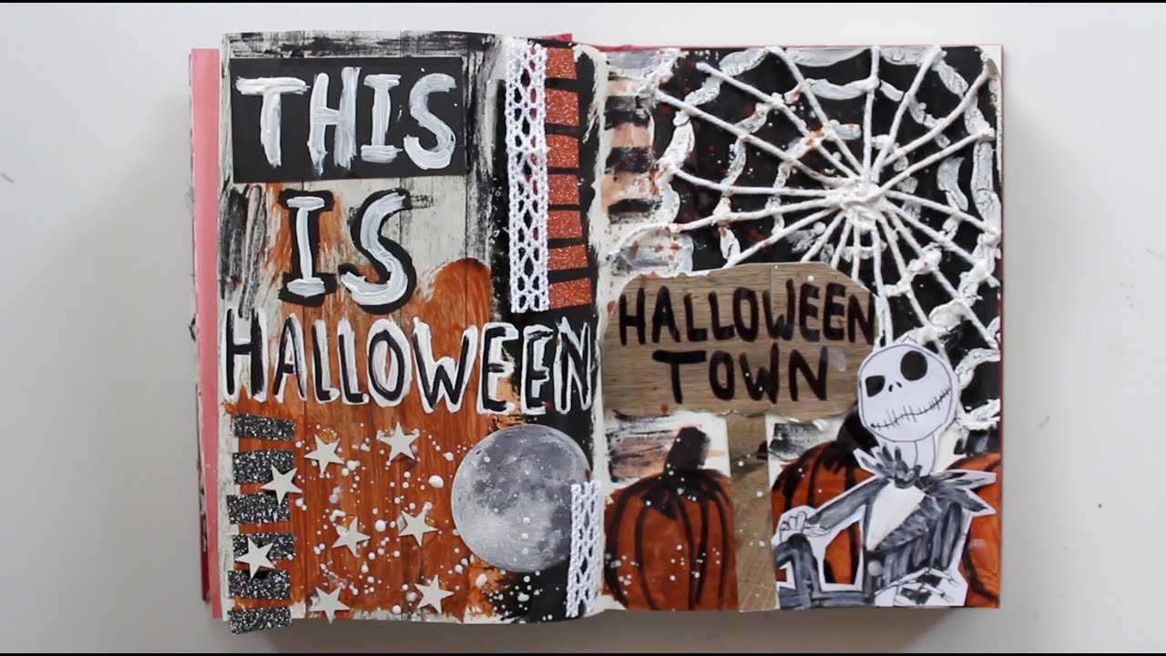 Halloween Art Journal Inspiration #32 (ASMR)