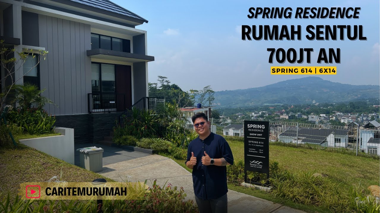 SPRING RESIDENCE Rumah Mewah Hanya 700jtan?!  | Sentul 6x14 , Rumah Untuk Pasangan Baruu !! #sentul
