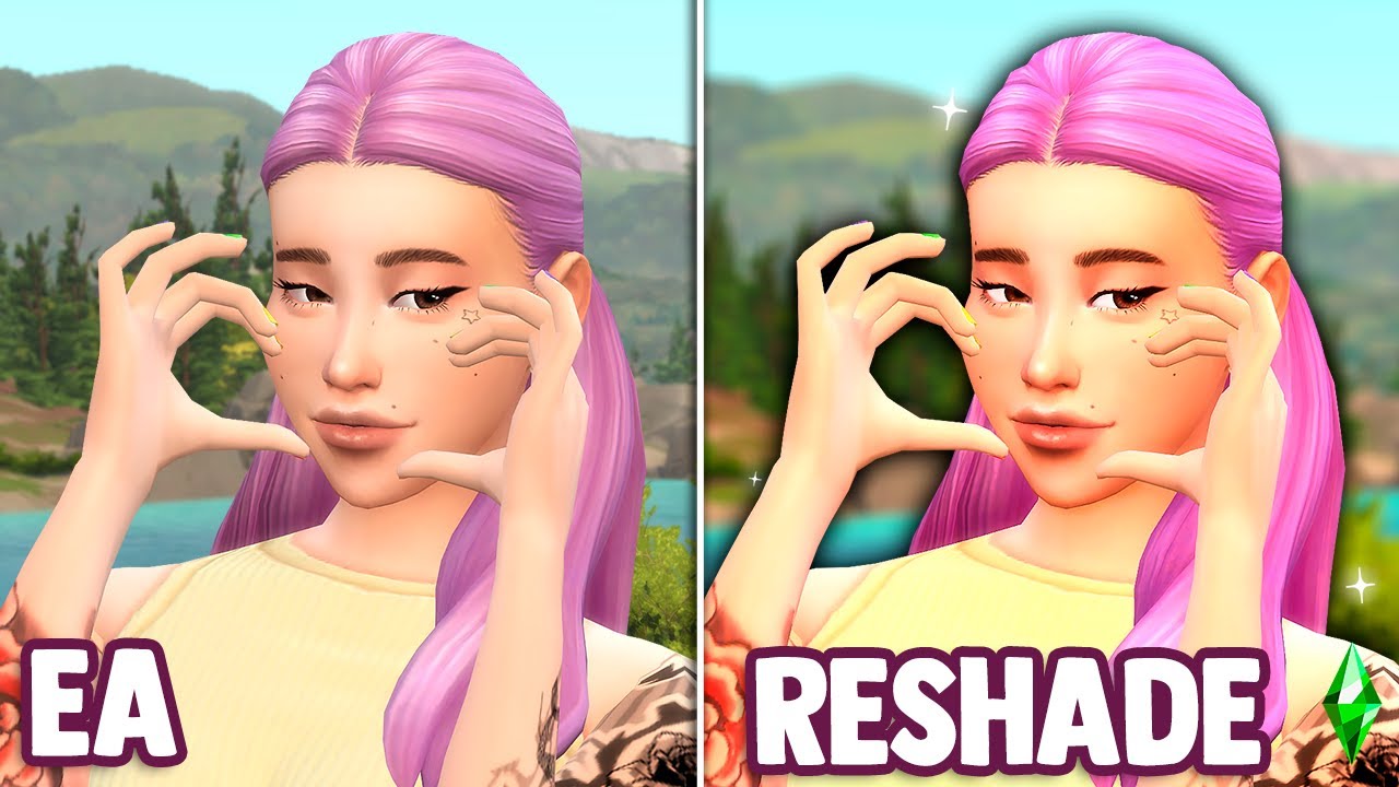 COMO DEIXAR O THE SIMS 4 + BONITO 🎈🌼 | TUTORIAL SUPER RÁPIDO DO RESHADE (+Presets)