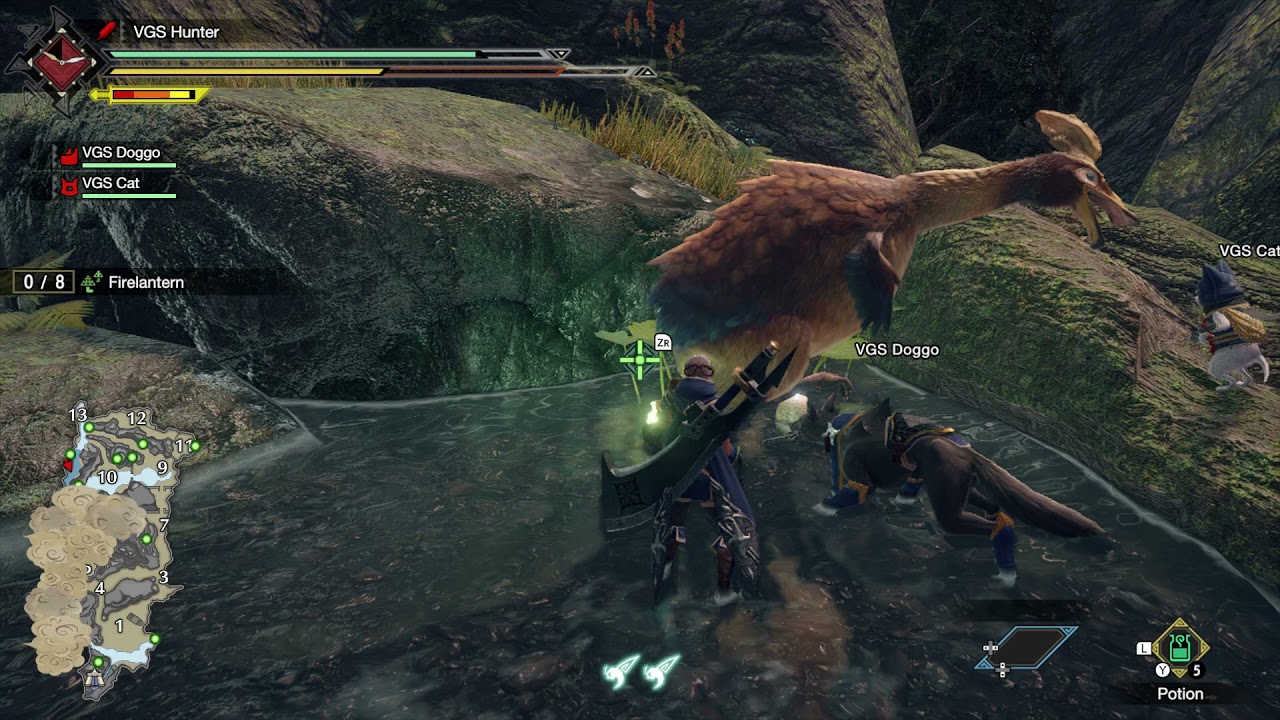 Monster Hunter Rise - Shrine Ruins: Free Roam: Great Wirebugs, Sendingsprigs, Gargwa Egg Material