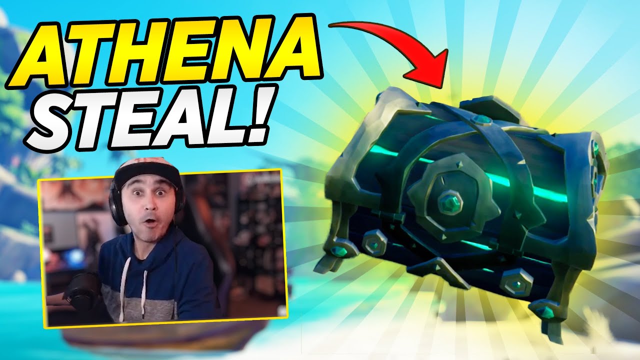 Summit1g INSANE ATHENA Steal in Sea of Thieves