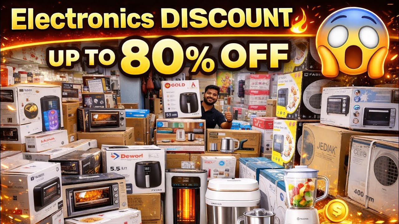 80 %OFF | Cheapest Electronic & Home appliances | Geyser, Heater, Air Fryer,Microwave, Glass Burner 