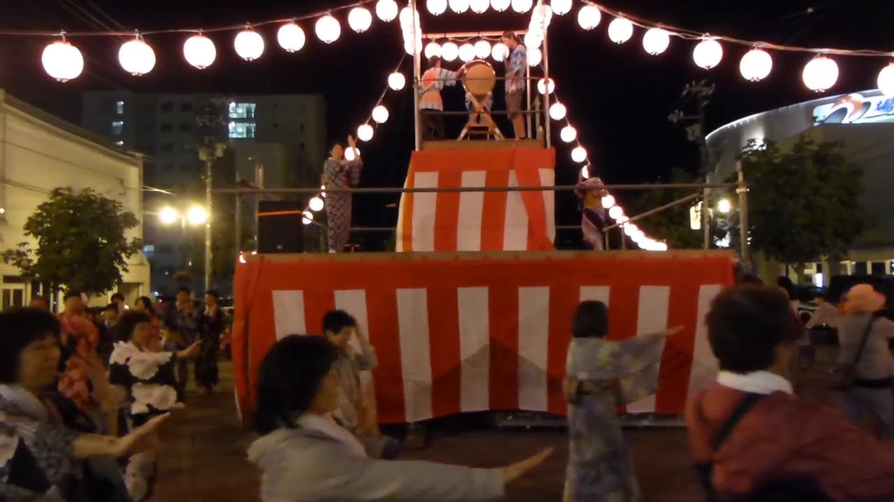 お家で函館港まつり・盆踊り　①函館港おどり　②函館音頭　③いいんでないかい　④函館いか踊り