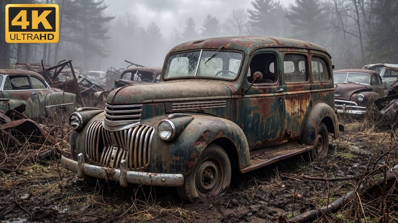 ASMR Car Restoration! 1941 Chevrolet Carryall Suburban Full Restoration Rebuild