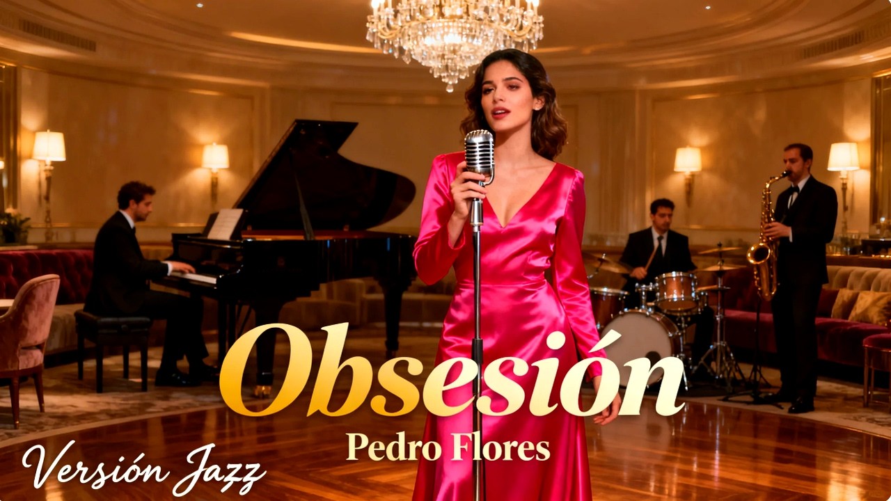 Obsesión – Pedro Flores | Cover Bolero Jazz | Jazz Latino Romántico y Elegante