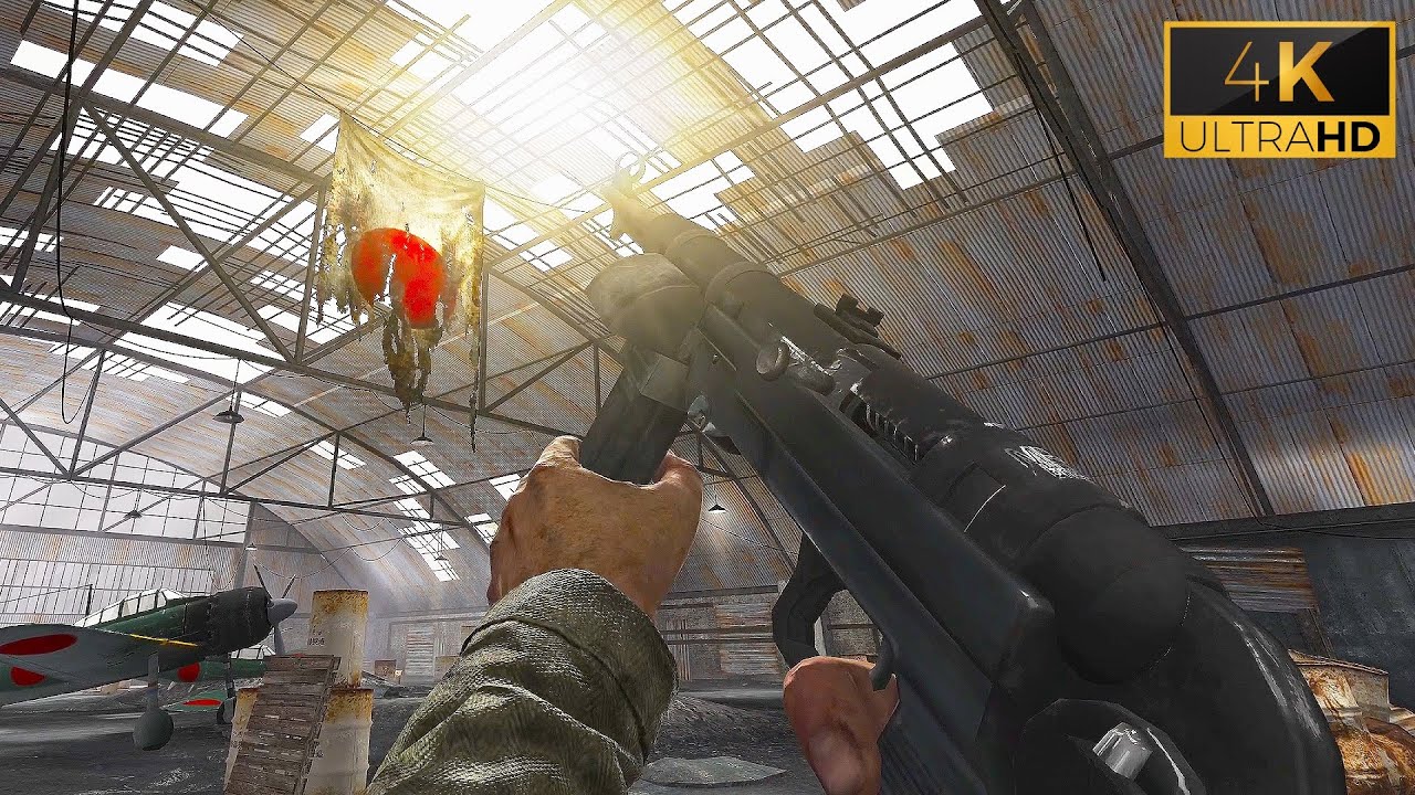 Call of Duty World at War - Multiplayer Gameplay｜MP40 Hangar (57 Kills)