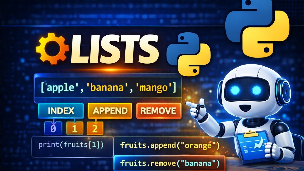 Python Lists Explained for Beginners | Day 9 Python Course