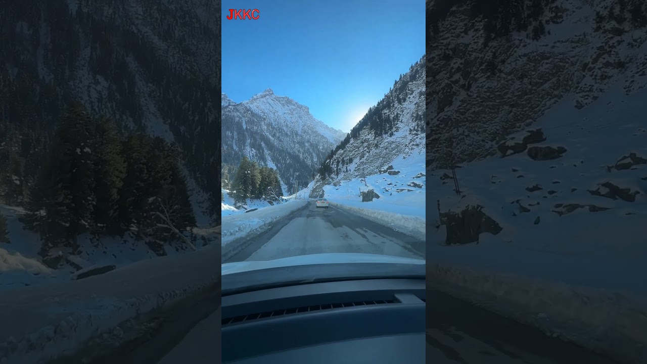Beauty of kashmir |Snow Covered Mountains 
