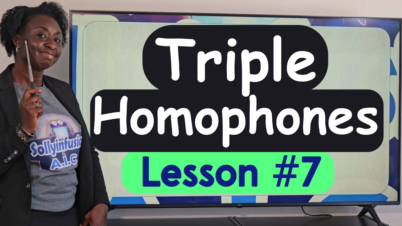3 Words, 1 Sound: Triple Homophones Explained #7  #sollyinfusion